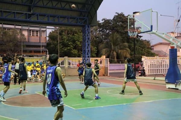 ภาพประกอบข่าว ลำดับที่ 8 จาก การแข่งขันกีฬาบาสเก็ตบอล โครงการลานกีฬาต้านยาเสพติด ประจำปี 2566