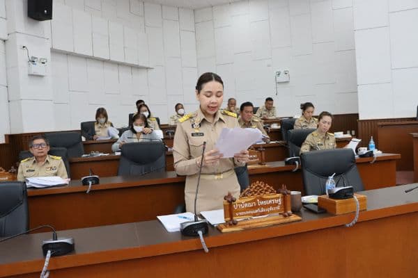 ภาพประกอบข่าว ลำดับที่ 5 จาก ประชุมสภาเทศบาลเมืองอุทัยธานี สมัยสามัญ สมัยแรก ประจำปี 2568