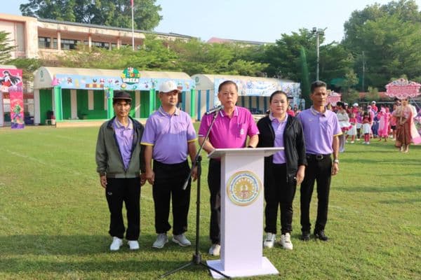 ภาพประกอบข่าว ลำดับที่ 10 จาก เปิดกิจกรรมแข่งขันกีฬาสีโรงเรียนชุมชนเทศบาลวัดมณีสถิตกปิฏฐาราม ประจำปีการศึกษา 2567