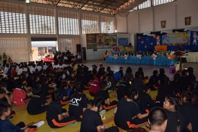 ภาพประกอบข่าว ลำดับที่ 2 จาก กิจกรรมส่งท้ายปีเก่าต้อนรับปีใหม่ โรงเรียนชุมชนเทศบาลวัดมณีสถิตกปิฏฐาราม