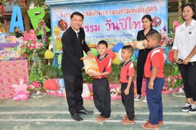 ภาพประกอบข่าว ลำดับที่ 3 จาก กิจกรรมส่งท้ายปีเก่าต้อนรับปีใหม่ โรงเรียนเทศบาลวัดธรรมโศภิต