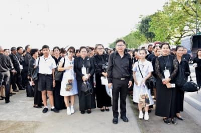 ภาพประกอบข่าว ลำดับที่ 1 จาก กราบพระบรมศพ รัชกาลที่ 9