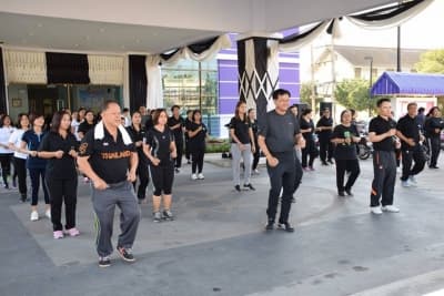 ภาพประกอบข่าว ลำดับที่ 1 จาก กิจกรรมออกกำลังการทุกวันพุธ