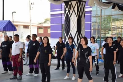 ภาพประกอบข่าว ลำดับที่ 12 จาก กิจกรรมออกกำลังการทุกวันพุธ