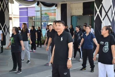 ภาพประกอบข่าว ลำดับที่ 14 จาก กิจกรรมออกกำลังการทุกวันพุธ
