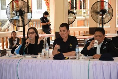 ภาพประกอบข่าว ลำดับที่ 2 จาก ร่วมประชุมและดูสถานที่จัดงานพิธีถวายดอกไม้จันทน์