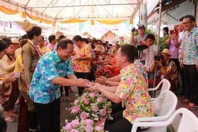 ภาพประกอบข่าว ลำดับที่ 29 จาก กิจกรรมประเพณีสงกรานต์ประจำปี 2561