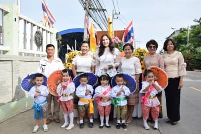 ภาพประกอบข่าว ลำดับที่ 5 จาก ประเพณีแห่เทียนเข้าพรรษา ประจำปี 2560
