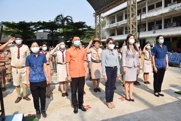 ภาพประกอบข่าว ลำดับที่ 11 จาก เปิดโครงการส่งเสริมกิจกรรมลูกเสือและเนตรนารีโรงเรียนเทศบาลวัดธรรมโศภิต