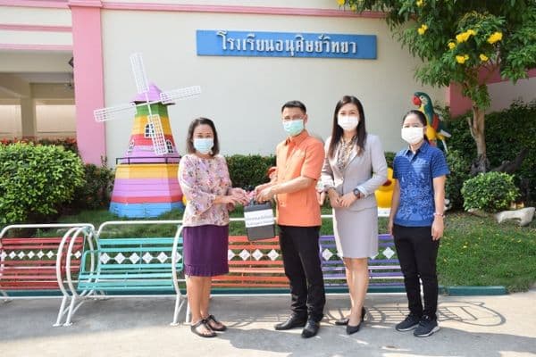ภาพประกอบข่าว ลำดับที่ 5 จาก มอบไฮโดรเจนเปอร์ออกไซด์ให้กับโรงเรียนในเขตเทศบาลเมืองอุทัยธานี