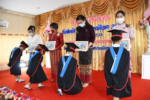 ภาพประกอบข่าว ลำดับที่ 1 จาก พิธีบัณฑิตน้อย ประจำปีการศึกษา 2563 โรงเรียนเทศบาลบ้านปากกะบาด