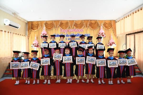 ภาพประกอบข่าว ลำดับที่ 2 จาก พิธีบัณฑิตน้อย ประจำปีการศึกษา 2563 โรงเรียนเทศบาลบ้านปากกะบาด
