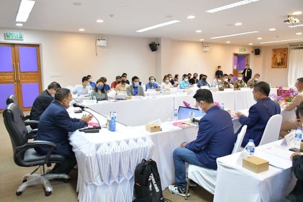ภาพประกอบข่าว ลำดับที่ 10 จาก ร่วมประชุมเตรียมความพร้อมการแข่งขันจักรยานเสือภูเขาทางเรียบ