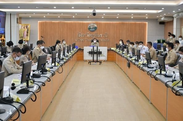 ภาพประกอบข่าว ลำดับที่ 4 จาก ประชุมคณะกรมการจังหวัด และหัวหน้าส่วนราชการจังหวัดอุทัยธานี ครั้งที่ 8/2564