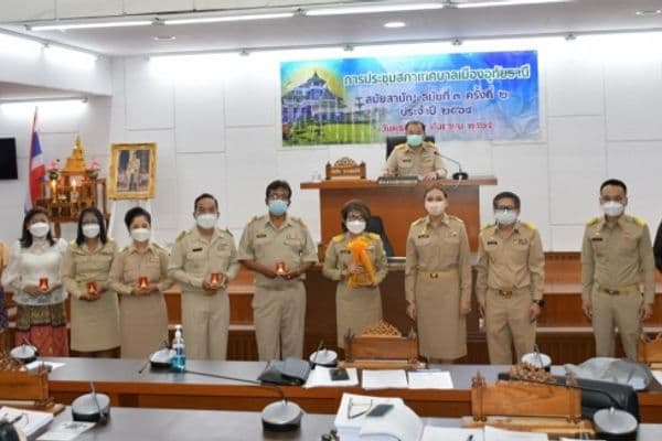 ภาพประกอบข่าว ลำดับที่ 9 จาก ประชุมสภาเทศบาลเมืองอุทัยธานี สมัยสามัญ สมัยที่ 3 ครั้งที่ 2 ประจำปี 2564