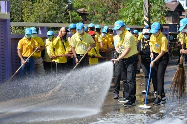 ภาพประกอบข่าว ลำดับที่ 12 จาก กิจกรรม จิตอาสา รู้รักสามัคคี รักษ์สิ่งแวดล้อม พัฒนาคุณภาพชีวิต เนื่องในวันคล้ายวันพระบรมราชสมภพ พระบาทสมเด็จพระบรมชนกาธิเบศร มหาภูมิพลอดุลยเดชมหาราช บรมนาถบพิตร