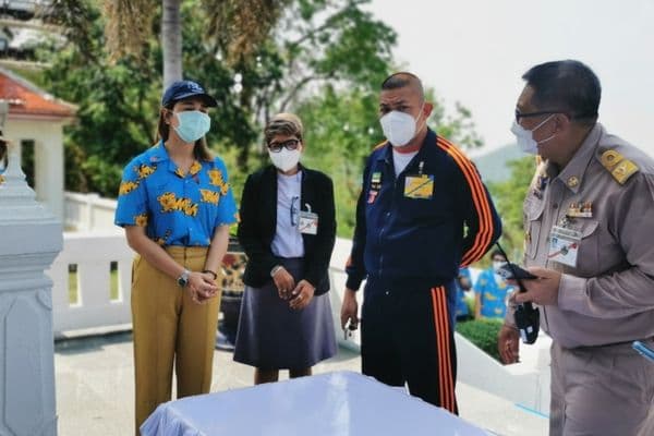ภาพประกอบข่าว ลำดับที่ 1 จาก ลงพื้นที่ตรวจดูความเรียบร้อยบริเวณอนุสาวรีย์ สมเด็จพระปฐมบรมมหาชนก ยอดเขาสะแกกรัง