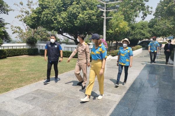 ภาพประกอบข่าว ลำดับที่ 6 จาก ลงพื้นที่ตรวจดูความเรียบร้อยบริเวณอนุสาวรีย์ สมเด็จพระปฐมบรมมหาชนก ยอดเขาสะแกกรัง